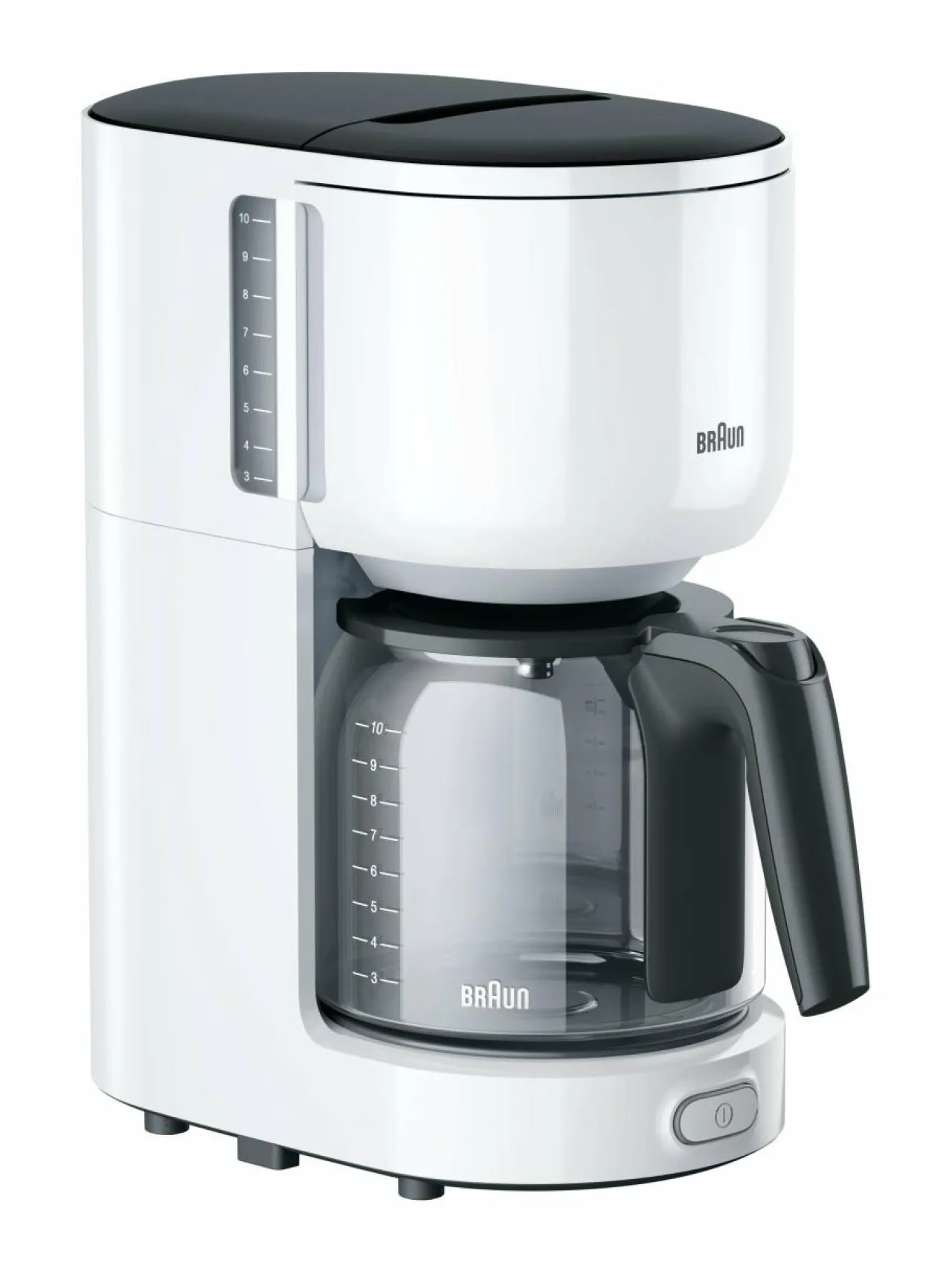 Kahvin- & Vedenkeittimet|Braun PurEase-kahvinkeitin, 10 kuppia 1,25 l WHITE