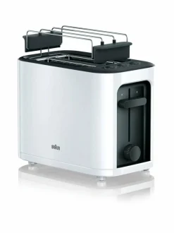 Leivänpaahtimet|Braun PurEase-leivänpaahdin VALKOINEN