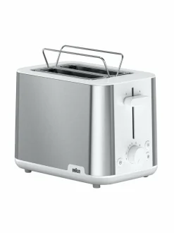 Leivänpaahtimet|Braun PurShine-leivänpaahdin WHITE