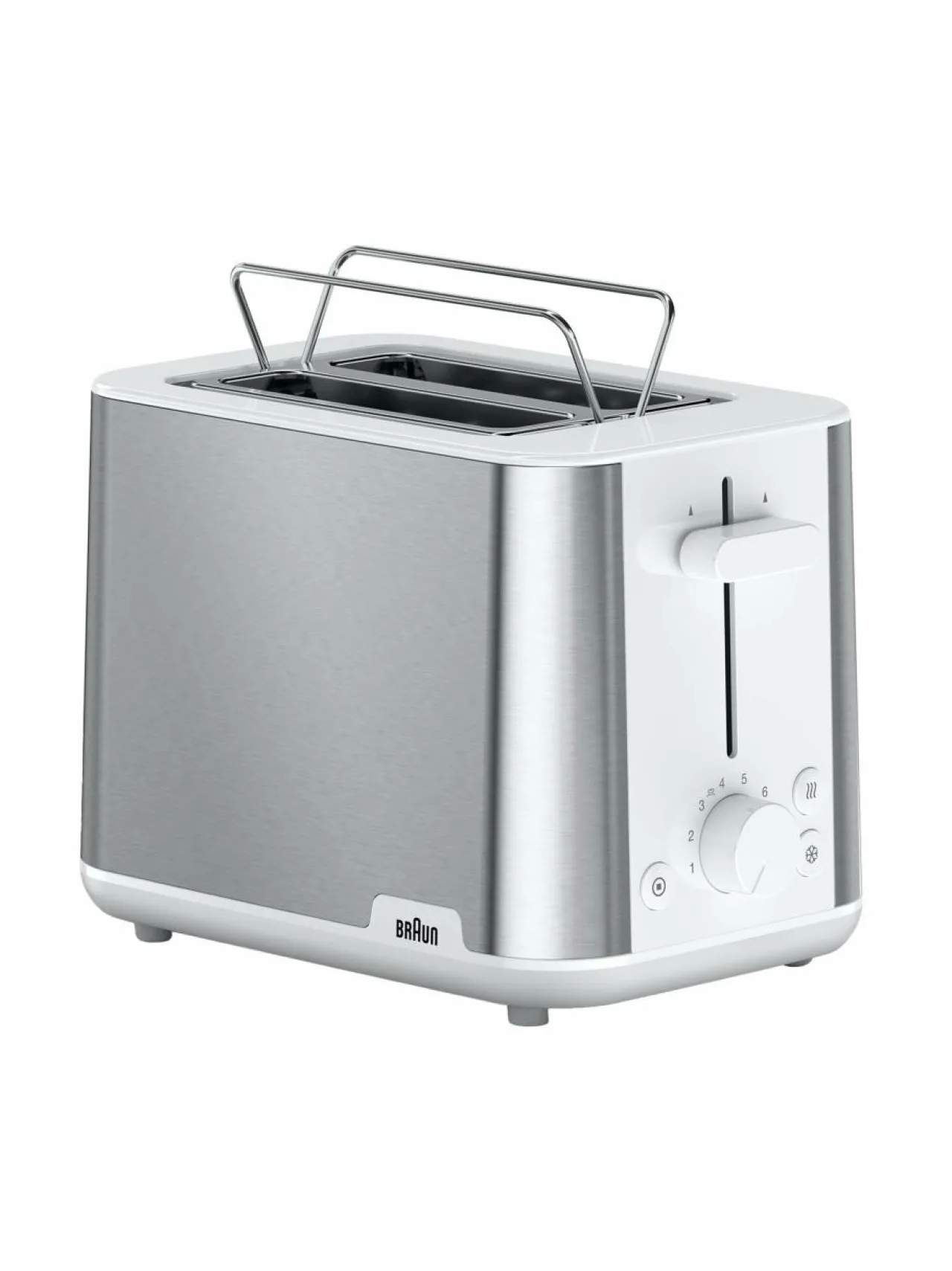 Leivänpaahtimet|Braun PurShine-leivänpaahdin WHITE