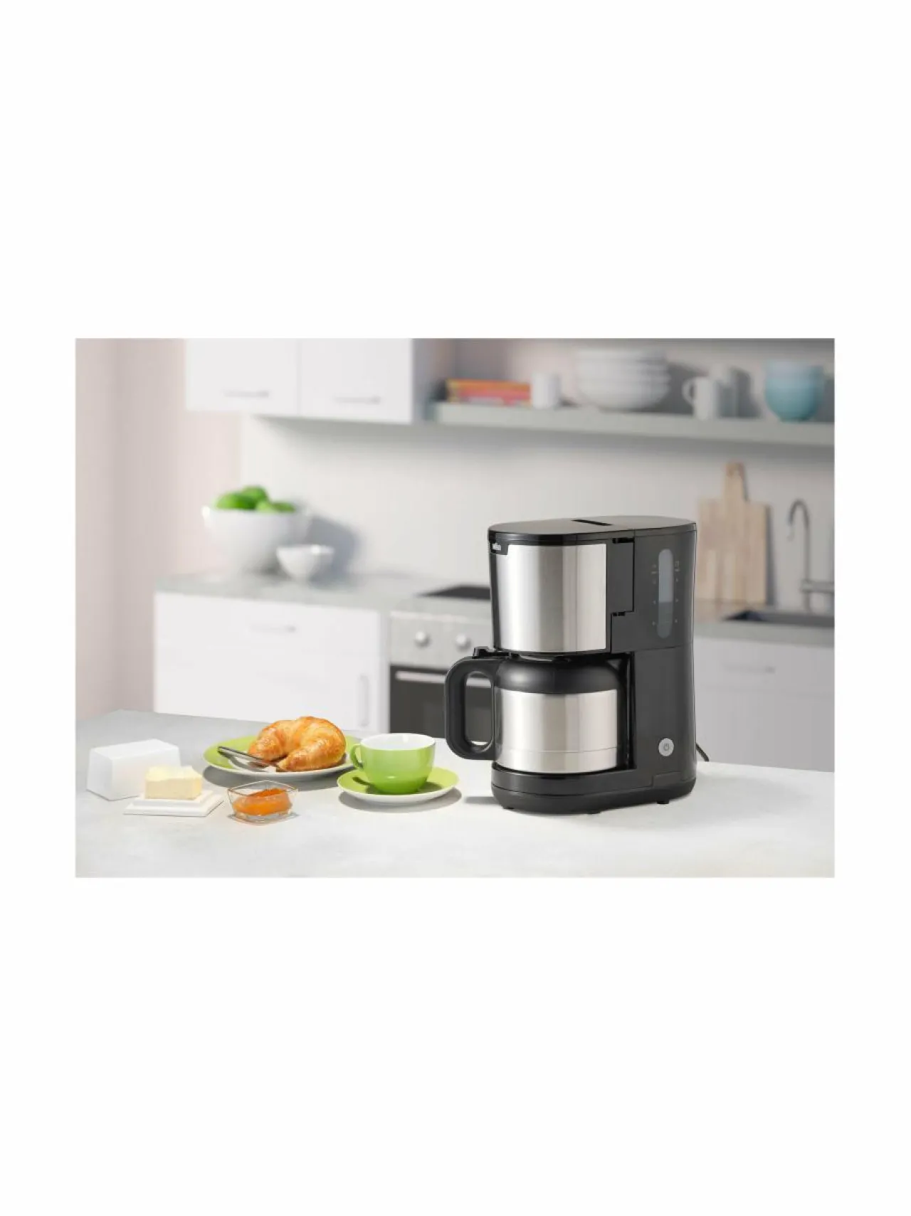 Kahvin- & Vedenkeittimet|Braun PurShine-termoskahvinkeitin 1,2 l WHITE