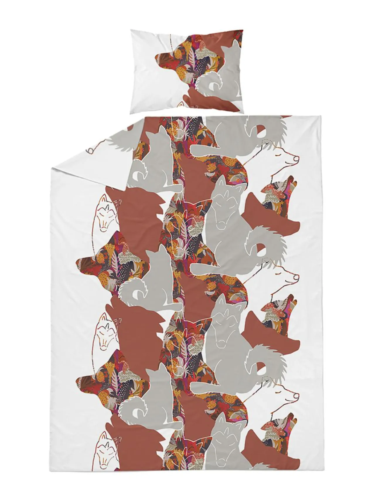 Liinavaatteet|Vilpola Pussilakanasetti Naamiaiset TERRA