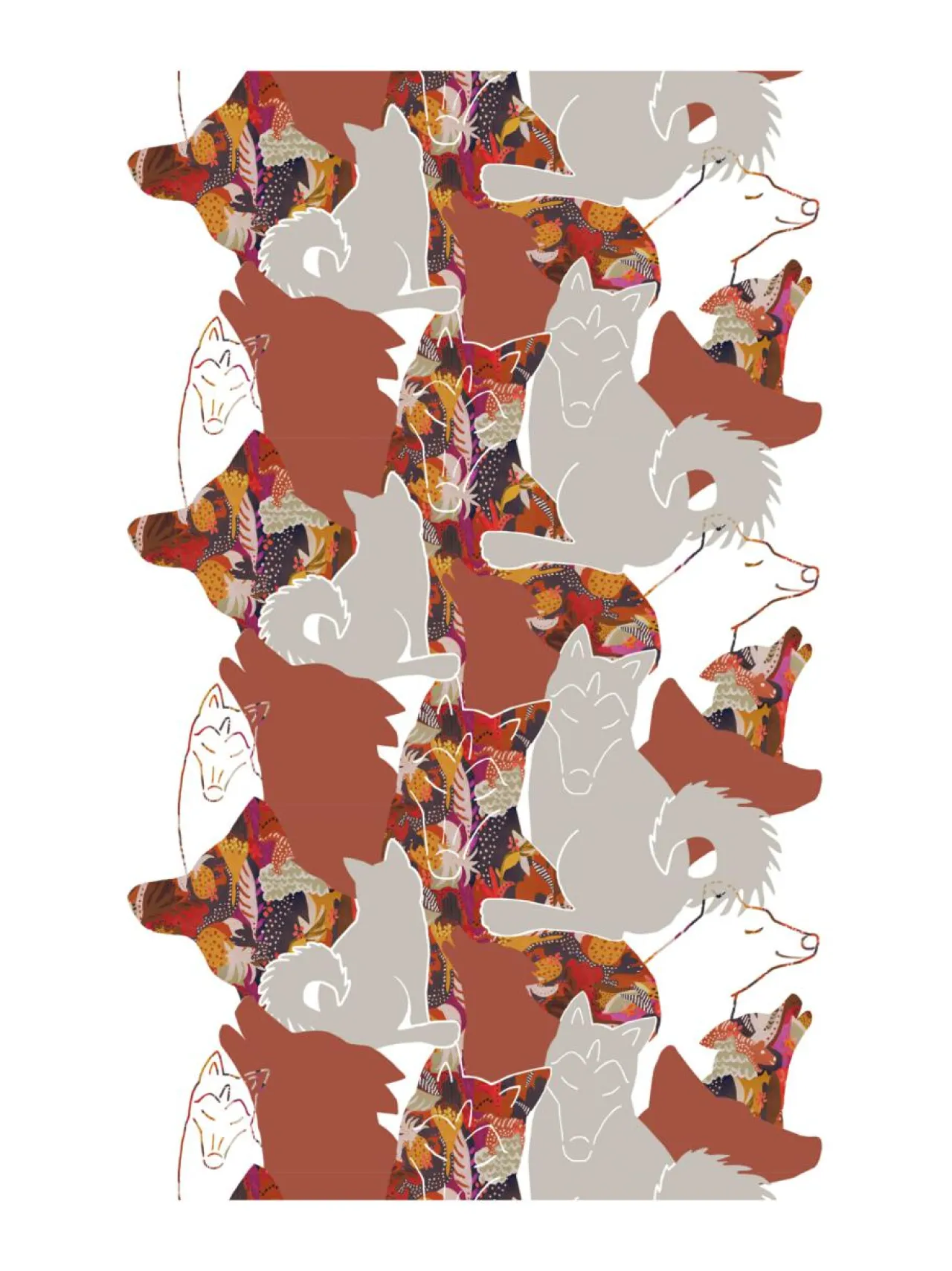 Liinavaatteet|Vilpola Pussilakanasetti Naamiaiset TERRA