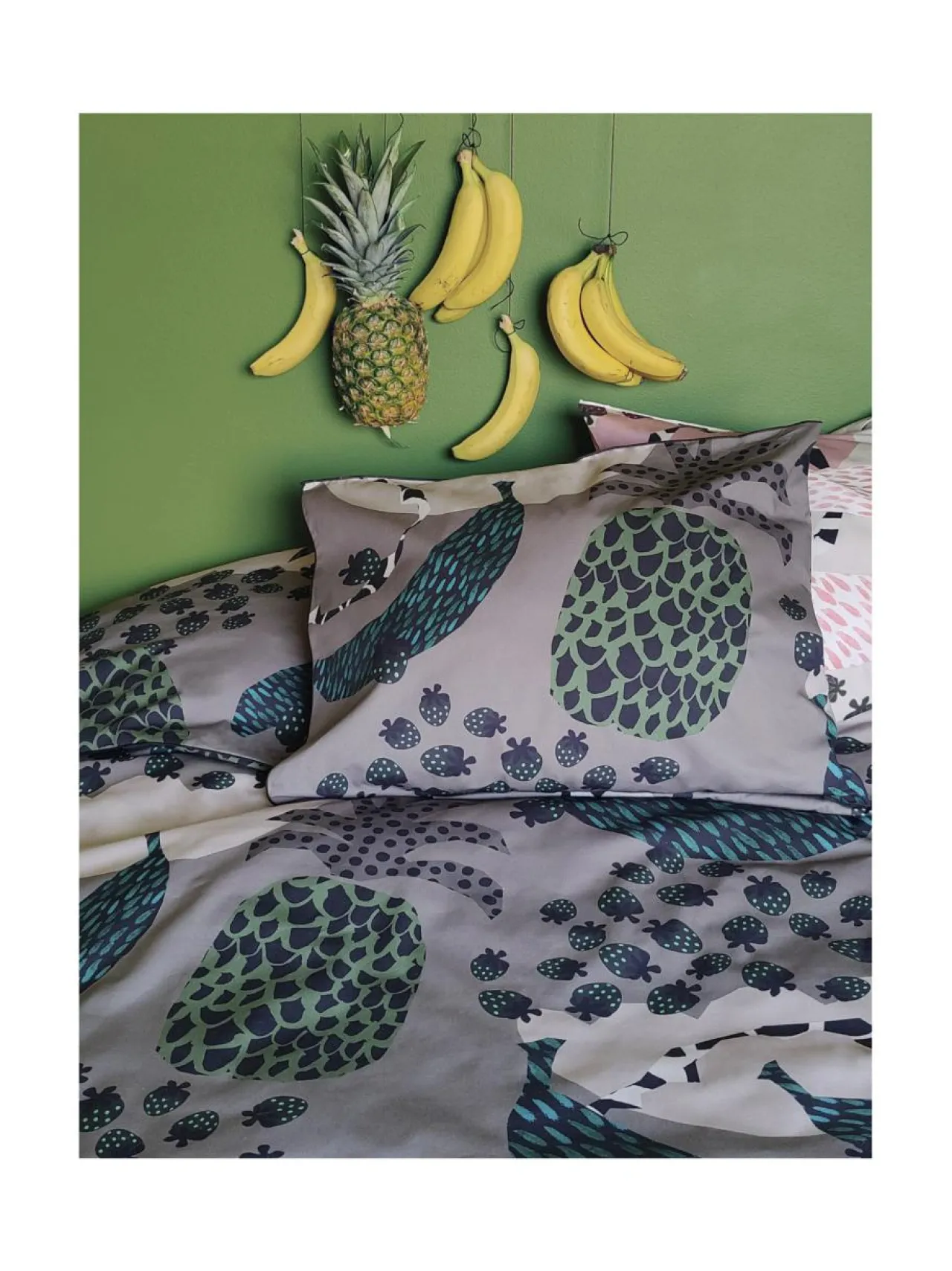 Liinavaatteet|Vilpola Pussilakanasetti Smoothie VIHREÄ