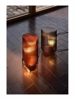 Pöytävalaisimet|Iittala Putki-pöytävalaisin 340 x 205 mm KUPARI