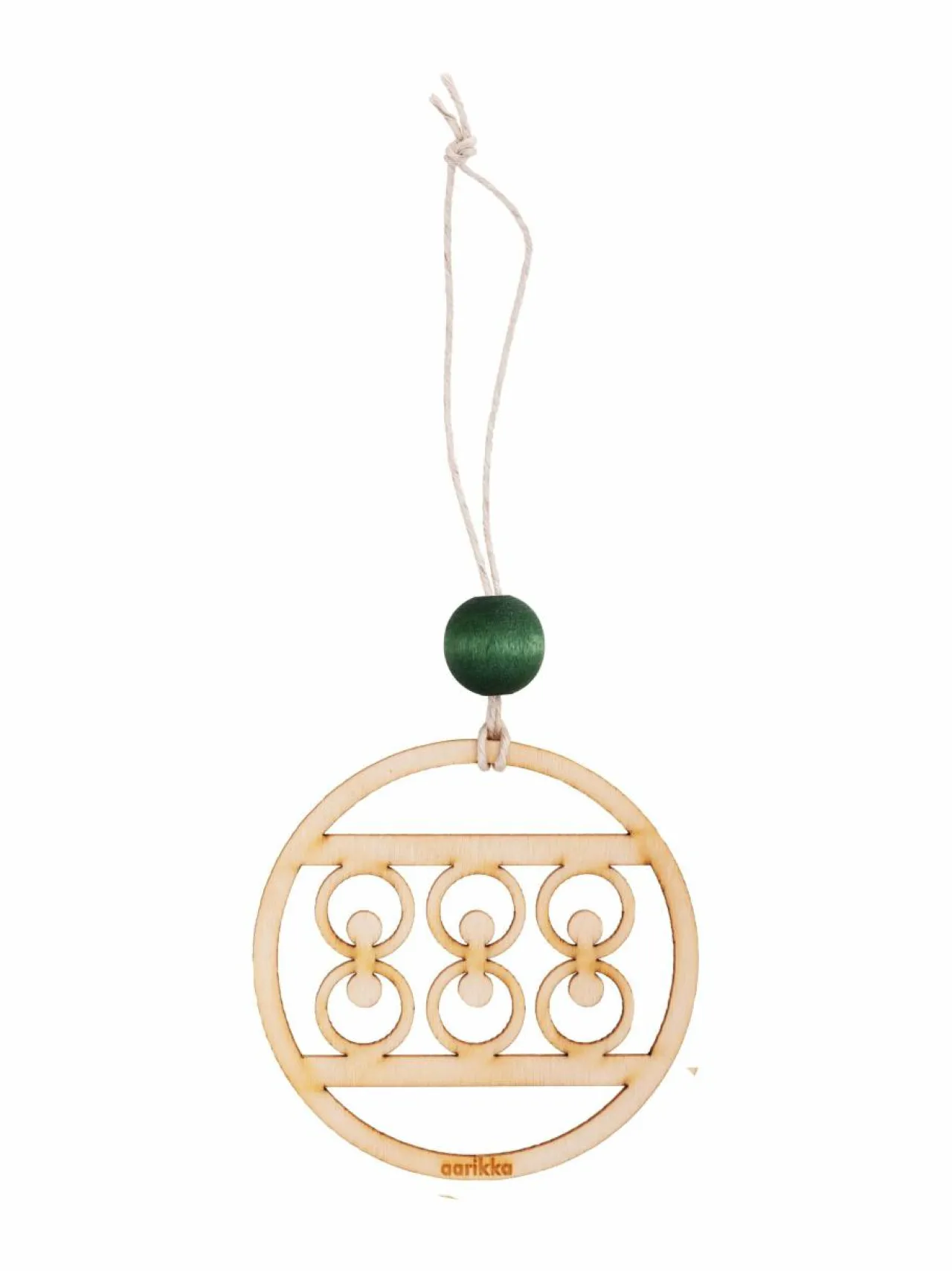 Joulupallot|Koriste-Esineet|Aarikka Puutarha-joulukoriste 16 x 6 cm U300