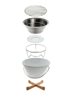 Grillit & Grillitarvikkeet|Eva Solo Outdoor Pöytägrilli Ø 30 cm VALKOINEN