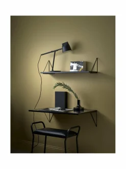 Hyllyt & Kaapit|Maze Pythagoras Desk -seinähylly BLACK