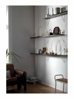 Hyllyt & Kaapit|Maze Pythagoras-seinähylly MUSTA