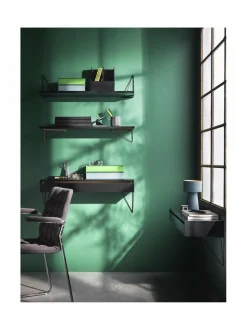 Hyllyt & Kaapit|Maze Pythagoras-seinähylly L MUSTA