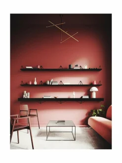 Hyllyt & Kaapit|Maze Pythagoras-seinähylly L MUSTA