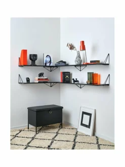 Hyllyt & Kaapit|Maze Pythagoras-seinähylly L MUSTA