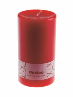 Kynttilät & Lyhdyt|Desico Pöytäkynttilä 75 h RED