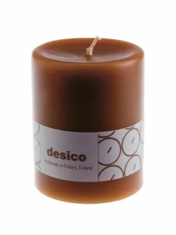 Kynttilät & Lyhdyt|Desico Pöytäkynttilä 100 mm BROWN