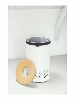 Pyykkihuolto|Brabantia Pyykkikori 60 l VALKOINEN/KORKKI
