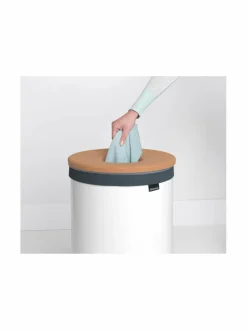 Pyykkihuolto|Brabantia Pyykkikori 60 l VALKOINEN/KORKKI