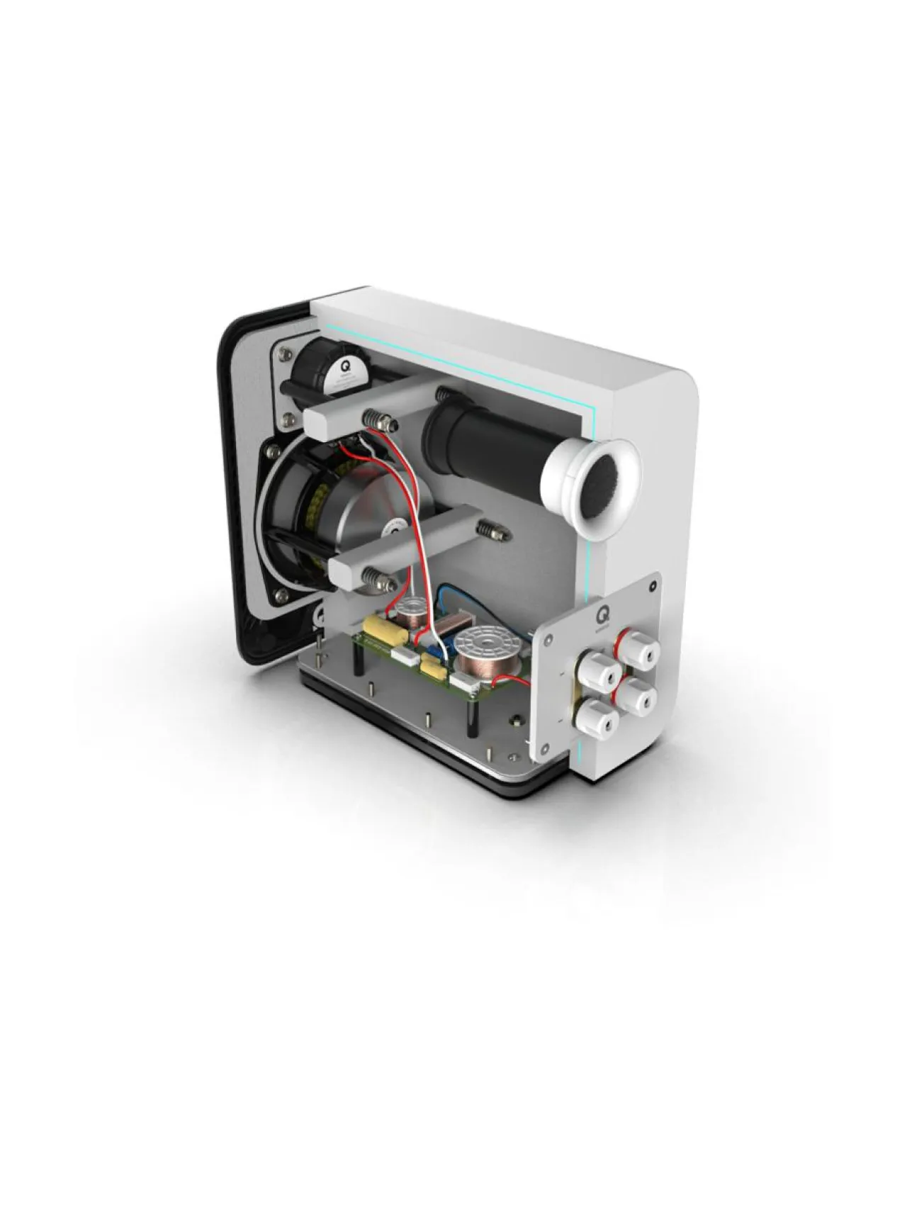 Audio|Q Acoustics Concept 30 jalustakaiutinpari, valkoinen