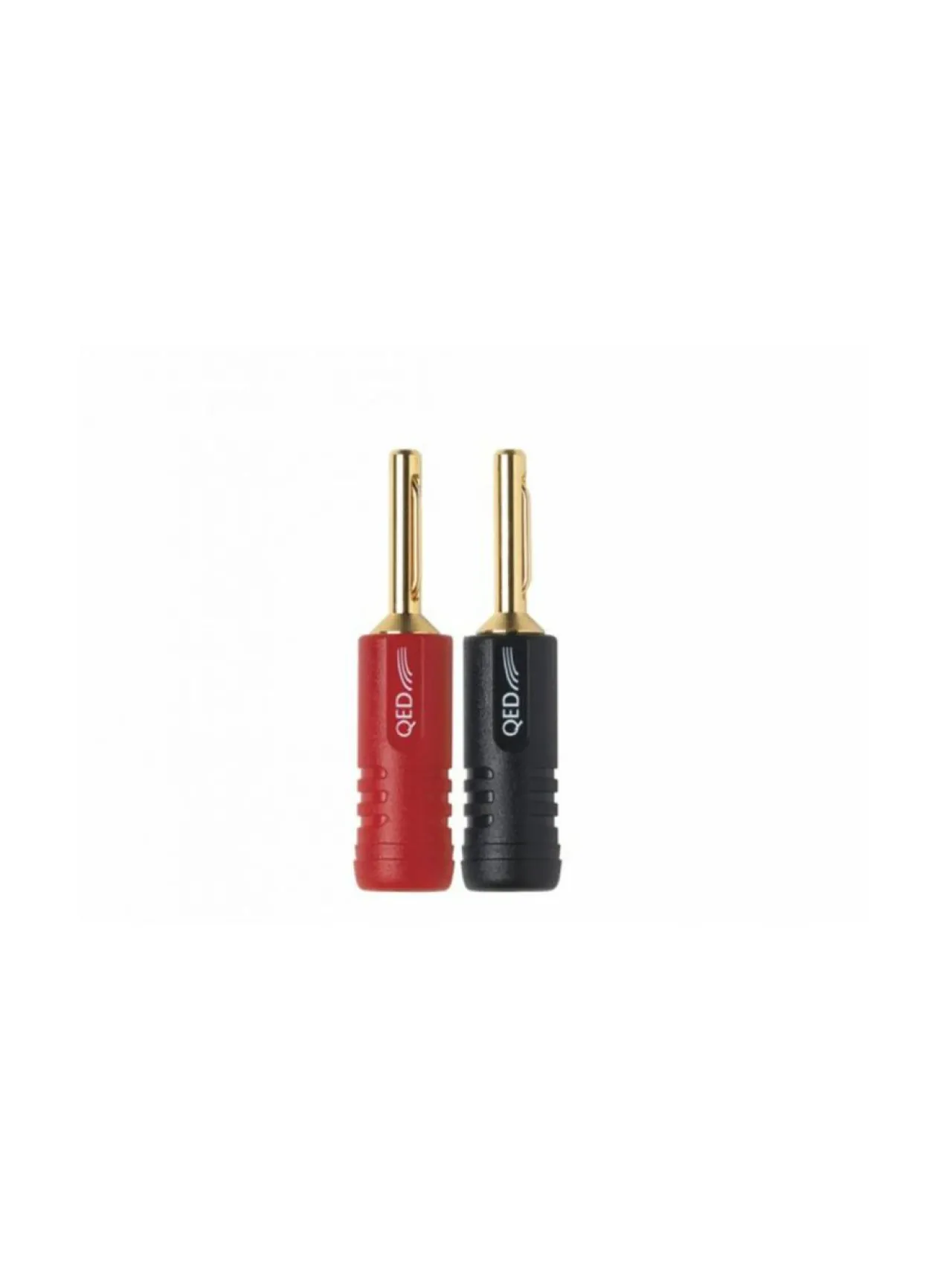 Audio|QED Screwloc ABS 4mm Plug 2RED 2BLK