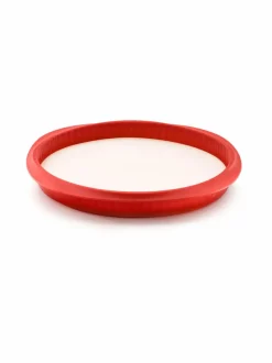 Leivonta|Lékué Quiche Baking Mould with Plate -vuoka 28 cm RED