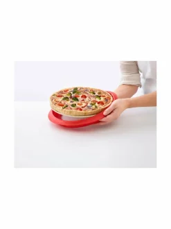 Leivonta|Lékué Quiche Baking Mould with Plate -vuoka 28 cm RED