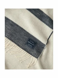 Huovat & Päiväpeitot|Gant Home Raidallinen puuvillahuopa 130 x 200 cm 410 MARINE