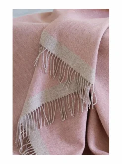 Huovat & Päiväpeitot|Lapuan Kankurit Rauha-villahuopa 130 x 180 cm ROSE-BEIGE