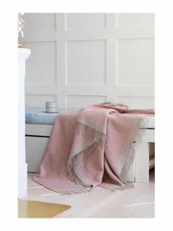 Huovat & Päiväpeitot|Lapuan Kankurit Rauha-villahuopa 130 x 180 cm ROSE-BEIGE