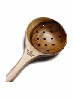 Keittiötarvikkeet|DUTCHDELUXES Reikälusikka 30,5 cm WOOD