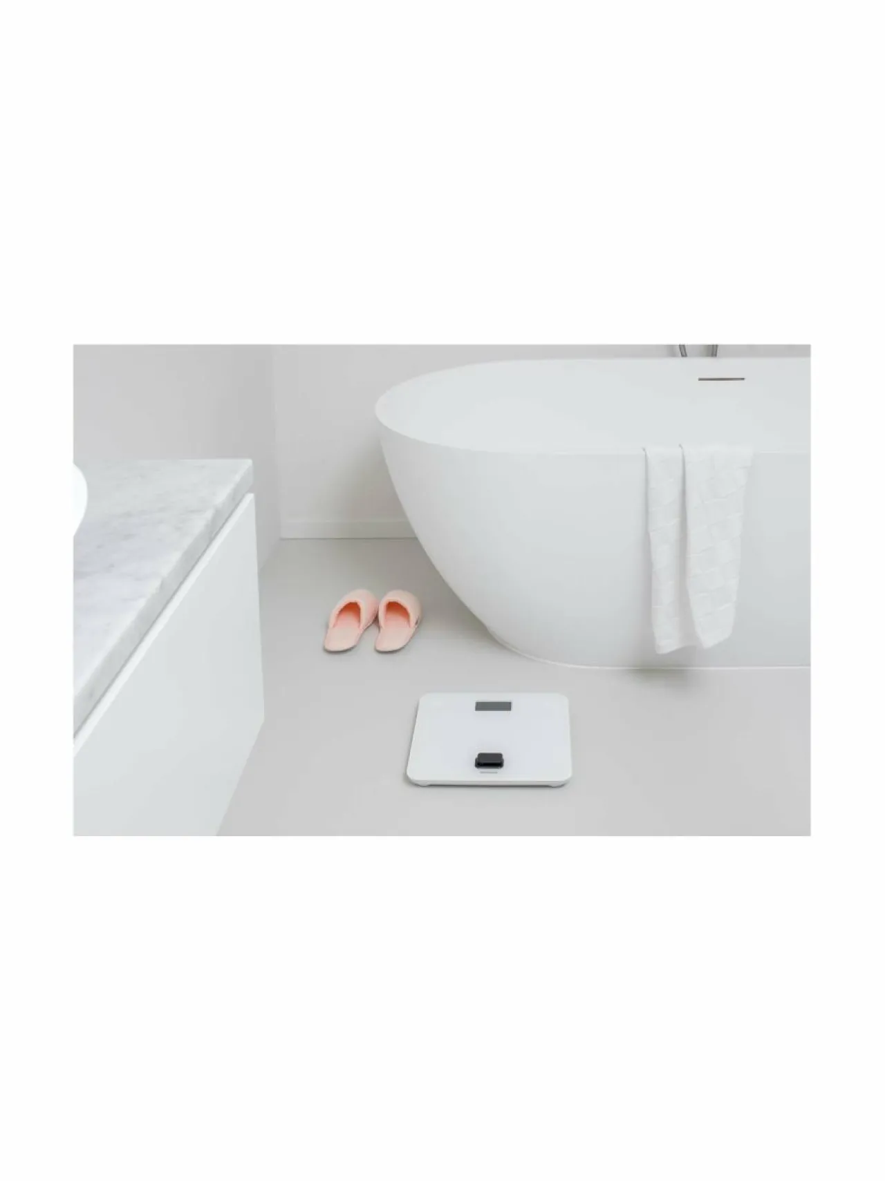 Kylpyhuonetarvikkeet|Brabantia ReNew- henkilövaaka 30 x 30 x 4,3 cm WHITE