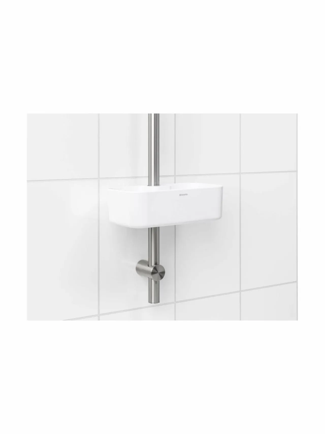 Kylpyhuonetarvikkeet|Brabantia ReNew-suihkuteline WHITE