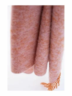 Huovat & Päiväpeitot|Lapuan Kankurit Revontuli -mohairvillahuopa 72 RUST-ROSE