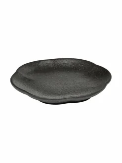 Lautaset & Kulhot|Serax Ribbed S -lautanen ⌀ 8,9 cm BLACK