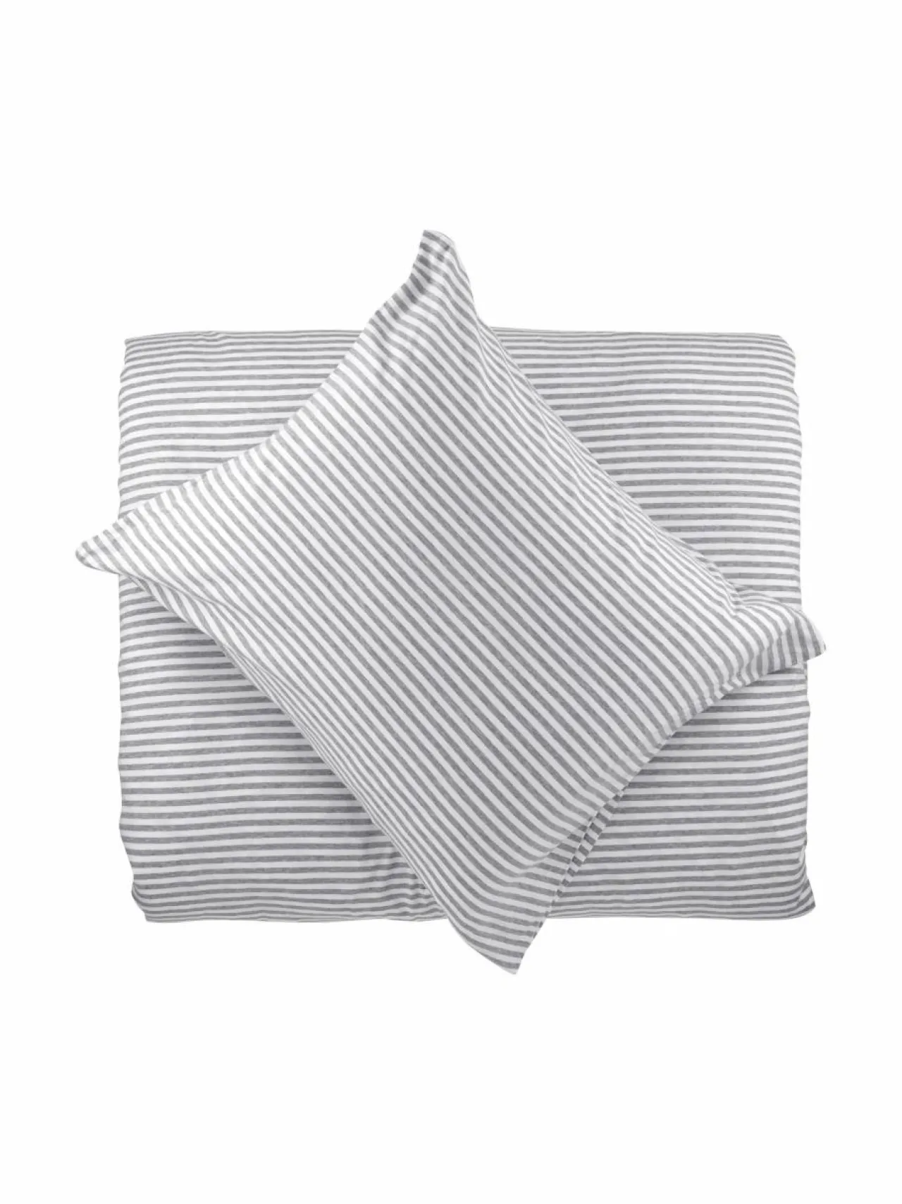 Liinavaatteet|Casa Stockmann Riga Jersey -tyynyliina HARMAA/VALKOINEN