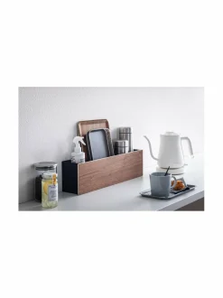 Säilytys|Yamazaki Rin Organizer Box -säilytyslaatikko BROWN/BLACK