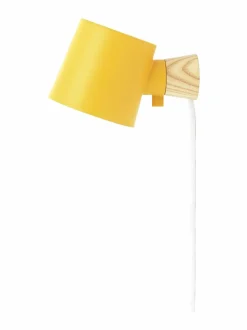 Seinävalaisimet|Normann Copenhagen Rise-seinävalaisin KELTAINEN