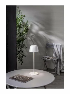 Muut Joulukoristeet|Koriste-Esineet|Star Trading Ronda USB- ladattava pöytävalaisin, ulko- ja sisäkäyttöön 11 x 11 x 34,5 cm VALKOINEN