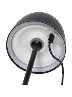 Muut Joulukoristeet|Star Trading Ronda USB- ladattava pöytävalaisin, ulko- ja sisäkäyttöön 11 x 11 x 34,5 cm MUSTA