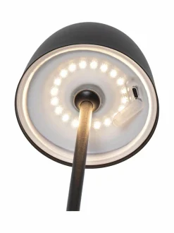 Muut Joulukoristeet|Star Trading Ronda USB- ladattava pöytävalaisin, ulko- ja sisäkäyttöön 11 x 11 x 34,5 cm MUSTA