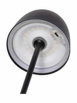 Muut Joulukoristeet|Star Trading Ronda USB- ladattava pöytävalaisin, ulko- ja sisäkäyttöön 11 x 11 x 34,5 cm MUSTA