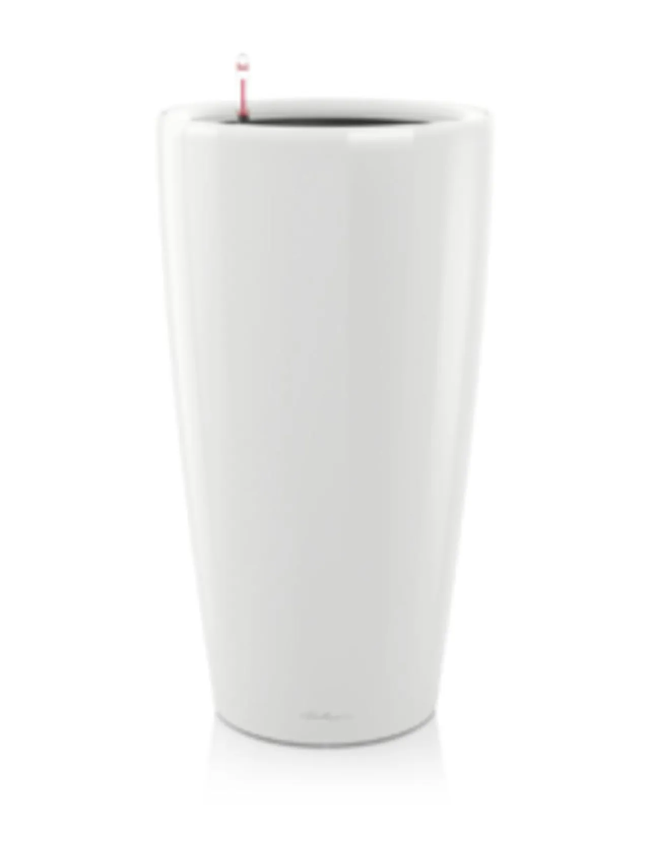 Ruukut & Istutusastiat|Lechuza Rondo Premium Valkoinen Altakasteluruukku ∅40 korkeus 75cm VALKOINEN KIILTÄVÄPINTA