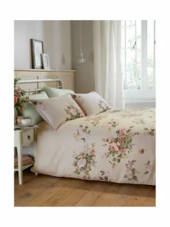 Liinavaatteet|Laura Ashley Rosemore-satiinipussilakanasetti 59 PALE PINK
