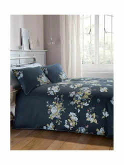 Liinavaatteet|Laura Ashley Rosemore-satiinipussilakanasetti 12 MIDNIGHT