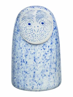 Koriste-Esineet|Iittala Rospuutto-pöllöveistos 9,6 x 16 cm BLUE