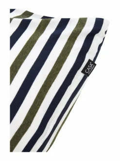 Liinavaatteet|Casa Stockmann Rotterdam Jersey -tyynyliina 50 x 60 cm DK.BLUE/MEL GREEN/NATURAL WHITE