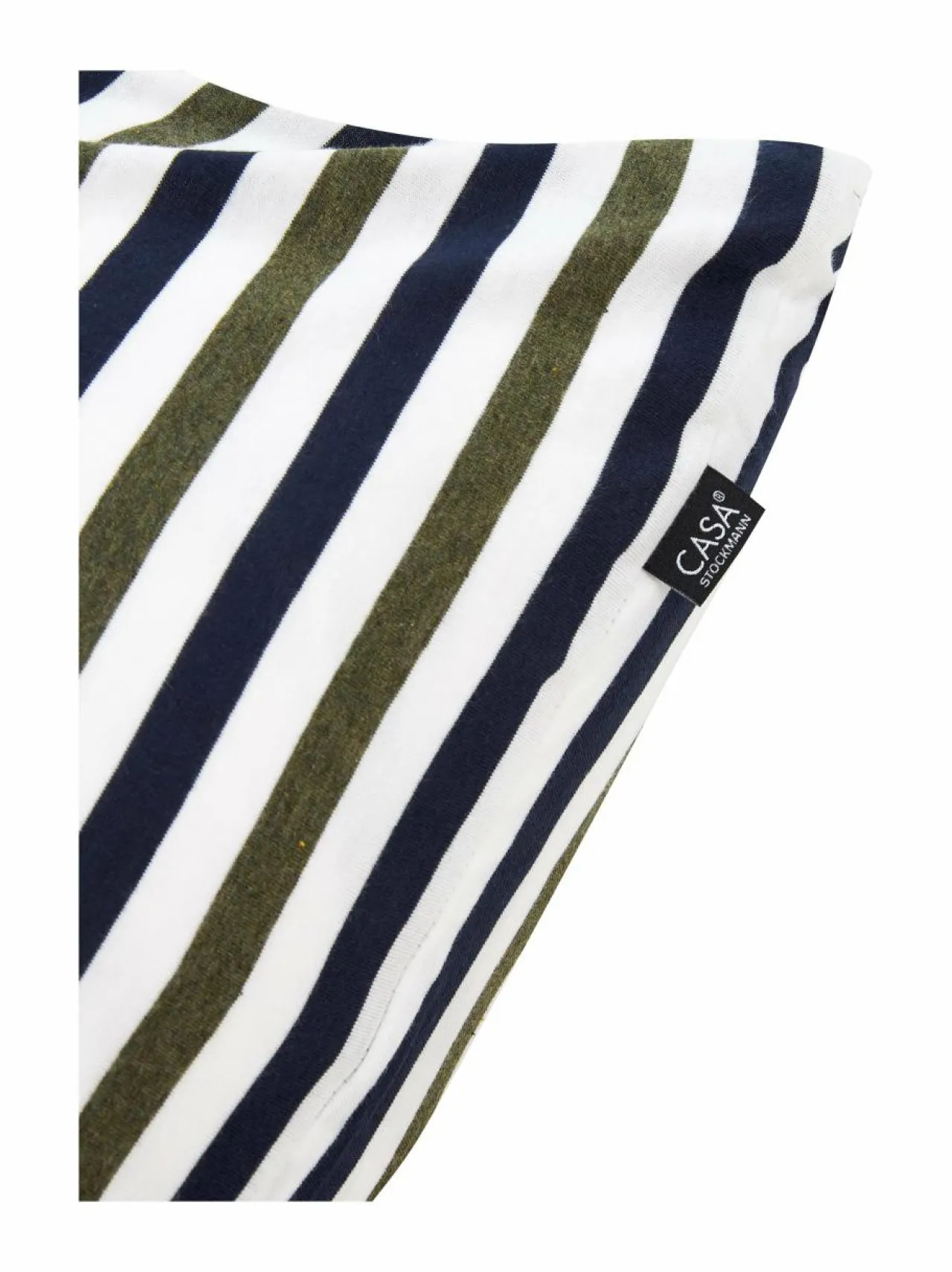 Liinavaatteet|Casa Stockmann Rotterdam Jersey -tyynyliina 50 x 60 cm DK.BLUE/MEL GREEN/NATURAL WHITE
