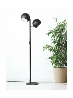 Lattiavalaisimet|Design by Grönlund Round Double -lattiavalaisin 145 cm 05 MATT BLACK