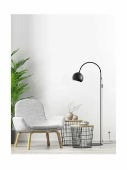 Lattiavalaisimet|Design by Grönlund Round Single -lattiavalaisin 151 cm BLACK