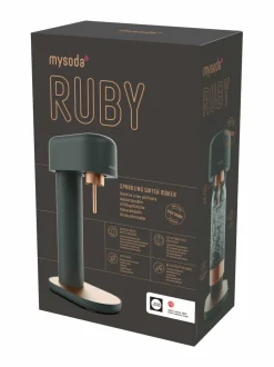 Muut Keittiölaitteet|Mysoda Ruby 2 -hiilihapotuslaite 14 x 24 x 41 cm BLACK COPPER
