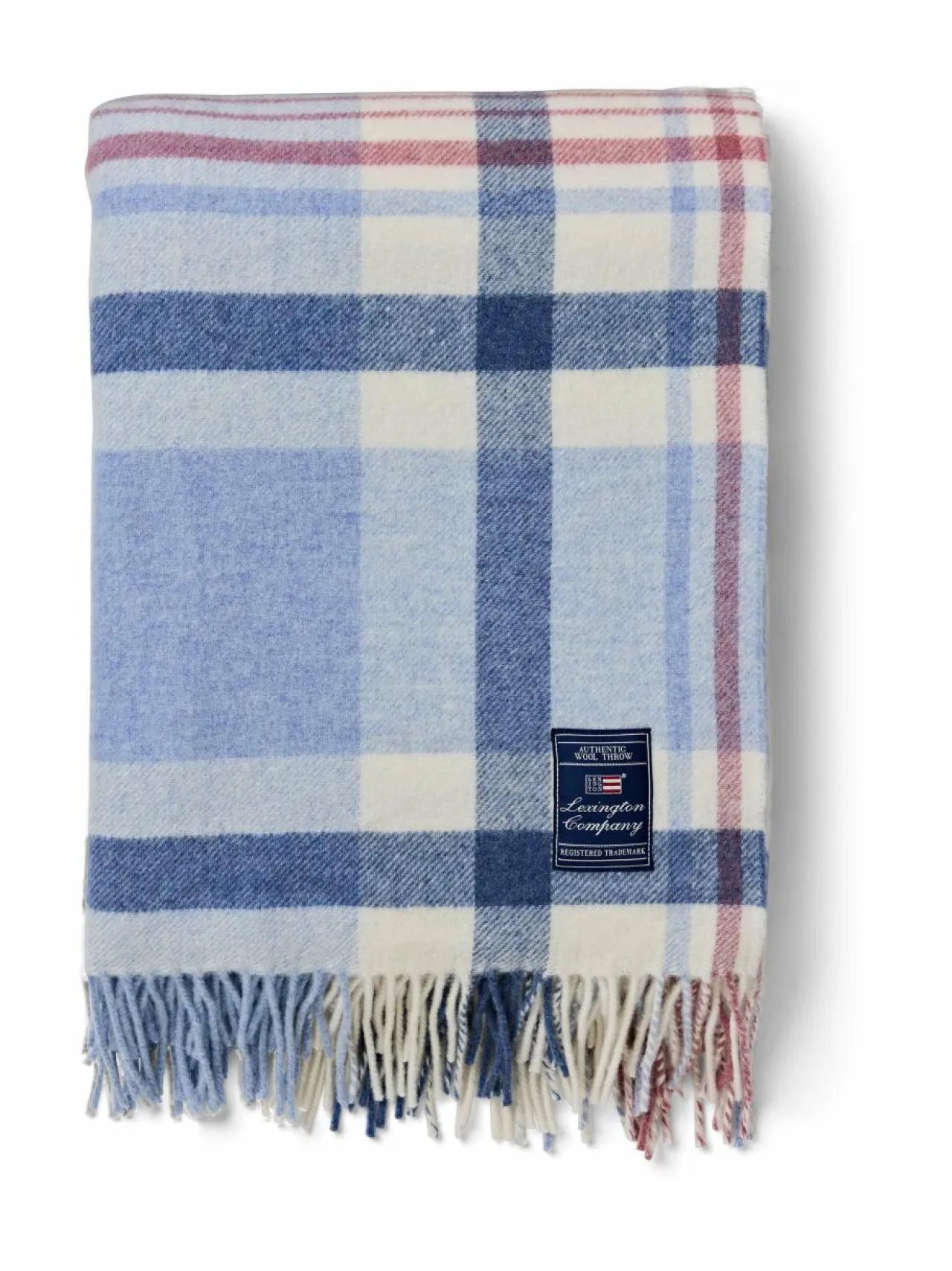 Huovat & Päiväpeitot|Lexington Ruudullinen villapeite 130 x 170 cm 5500-TH10 BLUE MULTI