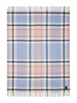 Huovat & Päiväpeitot|Lexington Ruudullinen villapeite 130 x 170 cm 5500-TH10 BLUE MULTI